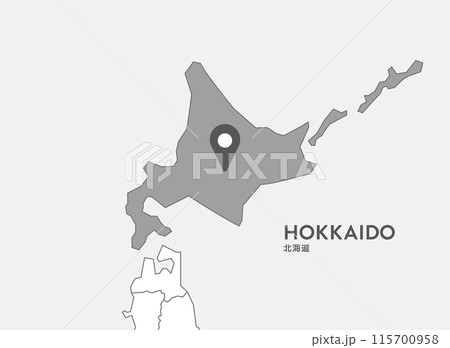 北海道 地図 北海道 地図 115700958