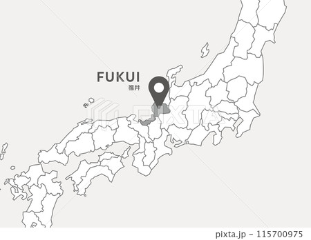 福井県 福井 地図 福井県 福井 地図 115700975