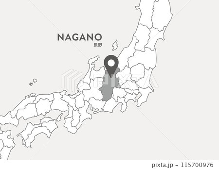 長野県 長野 地図 長野県 長野 地図 115700976