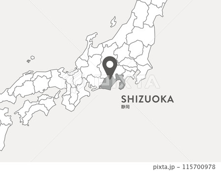 静岡県　静岡　地図 115700978