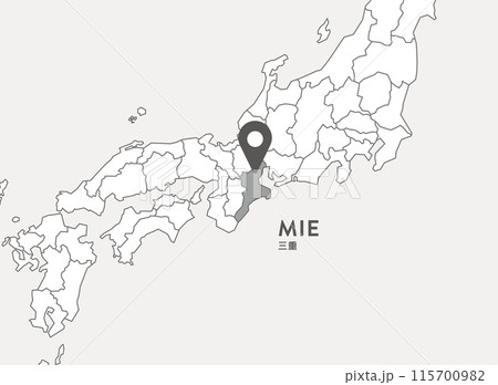 三重県 三重 地図 三重県 三重 地図 115700982