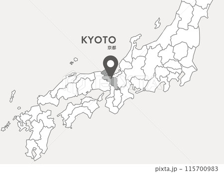 京都府　京都　地図 115700983
