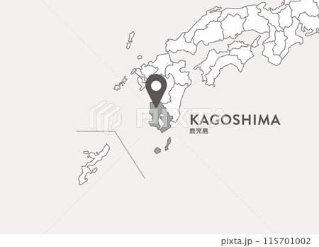 鹿児島県 鹿児島 地図 鹿児島県 鹿児島 地図 115701002