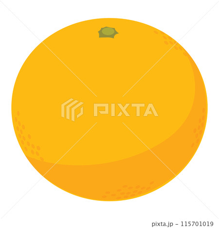 オレンジのイラスト カラー 線なし 115701019