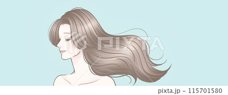 女性・女の子のイラスト素材 115701580