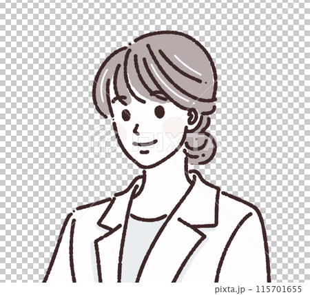 女性・女の子のイラスト素材 115701655