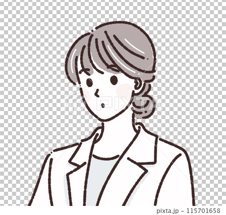 Illustration material of women and girls Illustration material of women and girls 115701658