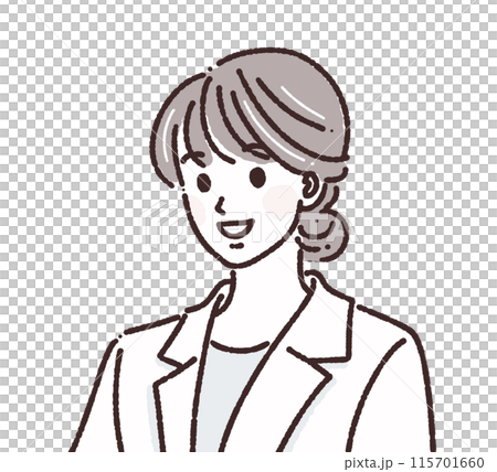 Illustration material of women and girls Illustration material of women and girls 115701660