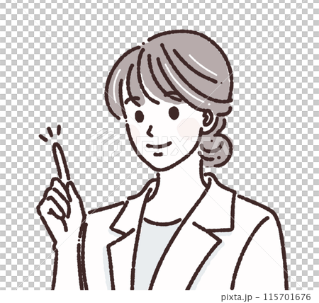 Illustration material of women and girls 115701676