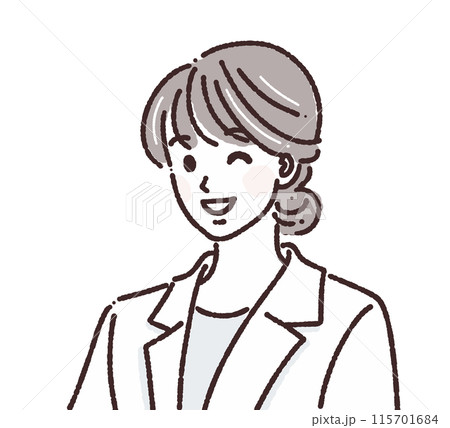 女性・女の子のイラスト素材 女性・女の子のイラスト素材 115701684