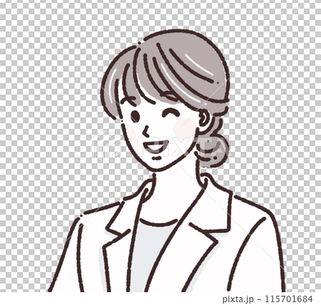 女性・女の子のイラスト素材 女性・女の子のイラスト素材 115701684