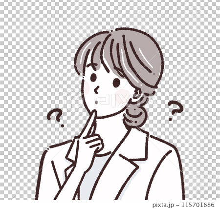 Illustration material of women and girls 115701686