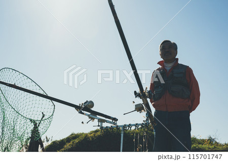 コイ釣り 115701747