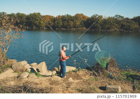 コイ釣り コイ釣り 115701909
