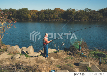 コイ釣り コイ釣り 115701913