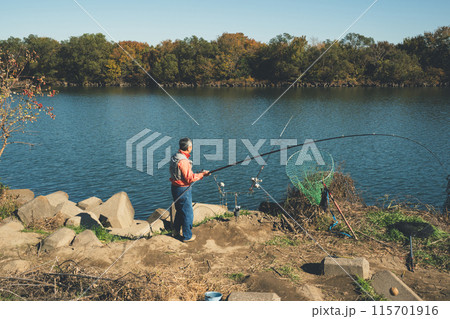 コイ釣り コイ釣り 115701916