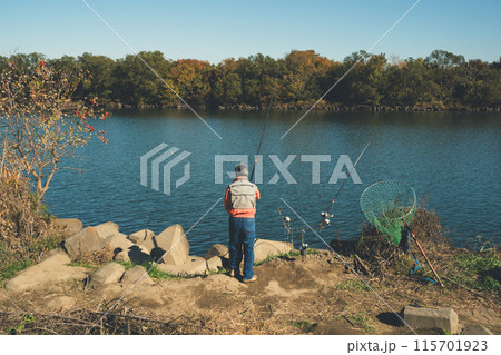 コイ釣り コイ釣り 115701923