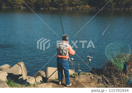 コイ釣り 115701934
