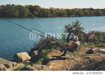 コイ釣り 115702054