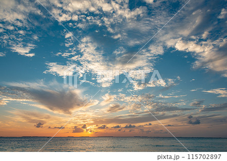 Paradise beach in Punta Norte, Isla Mujeres, Mexico 115702897