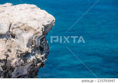 Scenic view of Caribbean Ocean at Punta Sur, Isla Mujeres 115703047