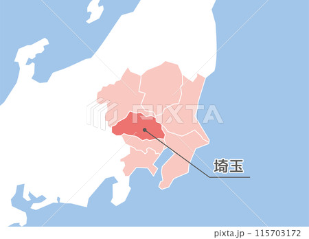 埼玉県 埼玉 地図 埼玉県 埼玉 地図 115703172