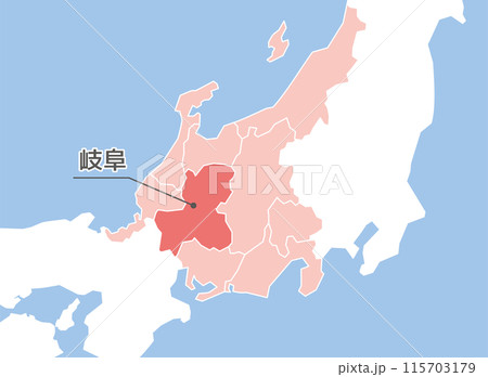 岐阜県　岐阜　地図 115703179