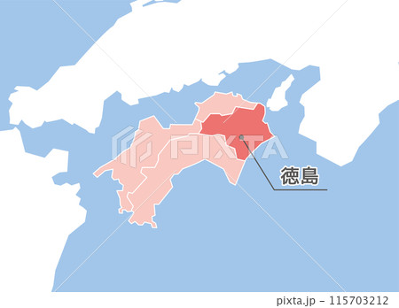 徳島県　徳島　地図 115703212