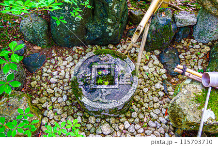 京都、一乗寺金福寺の蹲踞 京都、一乗寺金福寺の蹲踞 115703710