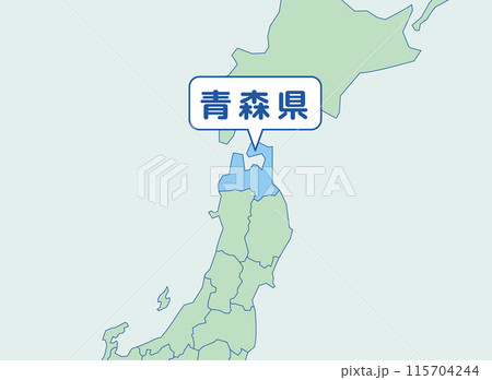 青森 青森県 地図 青森 青森県 地図 115704244