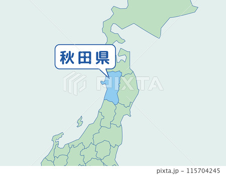 秋田県 秋田 地図 秋田県 秋田 地図 115704245