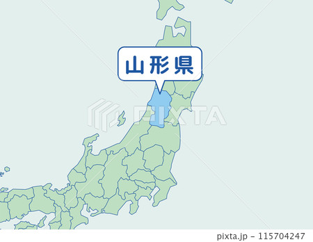 山形県　山形　地図 115704247