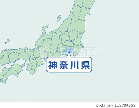 神奈川県　神奈川　地図 115704259