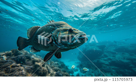 泳ぐ魚 115705973