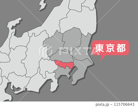 東京　東京都　地図 115706643