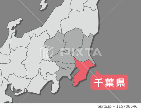 千葉県　千葉　地図 115706646