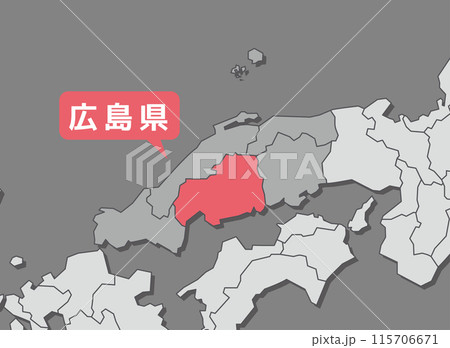広島県　広島　地図 115706671