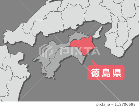 徳島県 徳島 地図 徳島県 徳島 地図 115706698