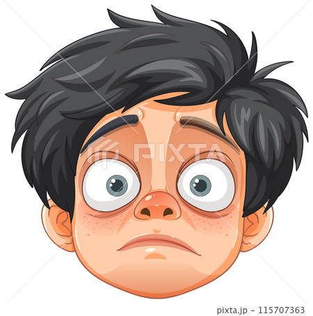 Surprised Boy with Wide Eyes Surprised Boy with Wide Eyes 115707363