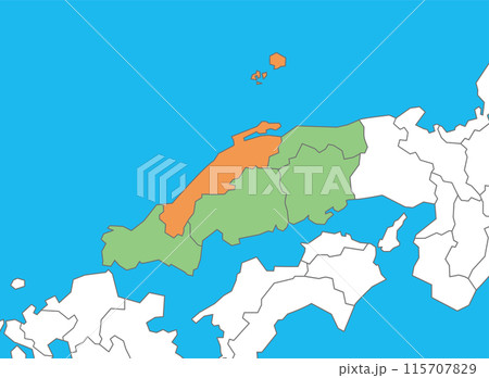 島根県 島根 地図 島根県 島根 地図 115707829