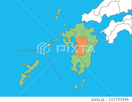 熊本県 熊本 地図 熊本県 熊本 地図 115707844