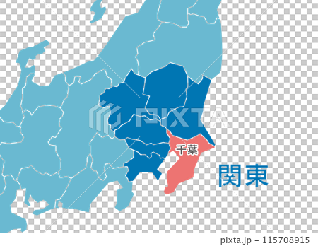 Chiba Prefecture Chiba Map 115708915