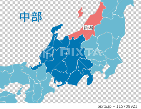 新潟県　新潟　地図 115708923