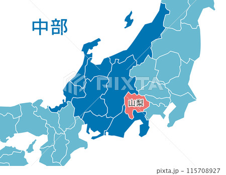 山梨県　山梨　地図 115708927