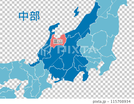 富山縣 富山地圖 富山縣 富山地圖 115708934