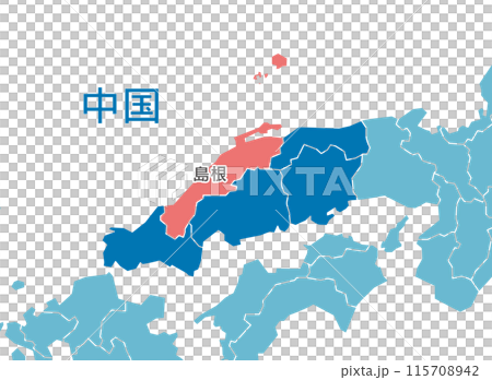 Shimane Prefecture Shimane Map 115708942