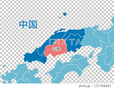 広島県　広島　地図 115708943