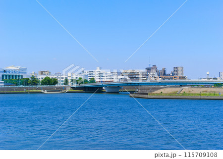 東京都江戸川区瑞穂大橋周辺2024年6月 115709108