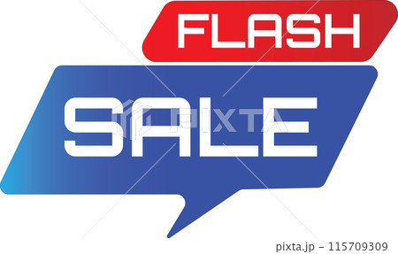 Flash Sale Vector for Marketing Promotions 115709309