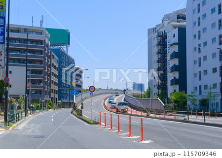 東京都足立区環状七号線大谷田橋周辺2024年6月 115709346